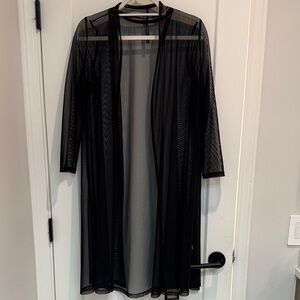 Black net coverall